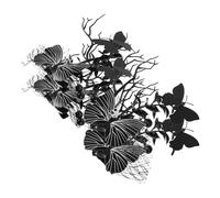 Sosoport 4 pièces Halloween Spider Web Hair Clips With Elegant Butterfly Gothic Barrettes For Women And Secure Side Clip Design For Party Costumes