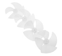 Sosoport 4 Pièces Pales Ventilateur Moteur Plastique pour Refroidissement Micro-ondes de Réparation de Four Accessoires pour Moteur de Ventilateur de Refroidissement