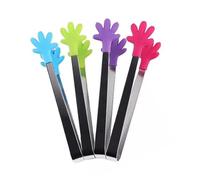 Sosoport 4 pièces Pinces Cuisine Silicone Multifonction Résistantes et Antidérapantes pour Servir Glaçons Aliments et Buffet Accessoires pour Maison