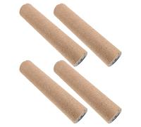 Sosoport 4 Pièces Poteau à Griffer en Sisal Naturel Remplacement pour Facile à Fixer, Compatible Structures de pour Chats et Cages