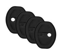 Sosoport 4 pièces Protection Serrure Porte Voiture Silicone Antichoc Housse pour Verrouillage Portières Protège Impacts et Usure