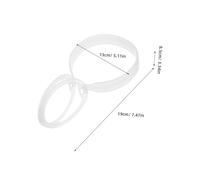 Sosoport 4 pièces Support Pliable pour Cache Oreilles Plastique Robuste Rack de Rangement et Cadre de Fabrication pour Protection Auditive Pliable et Portable Lot