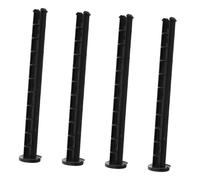 Sosoport 4 Pièces Verrous de Couvercle pour Poubelle Goupilles Plastique de Remplacement pour Verrouillage de Couvercle de Bac à Ordures Extérieur Accessoires de Loquet