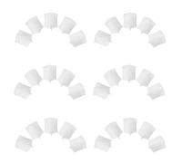 Sosoport 40 Pièces Ballon Cube Pa Blanc à Écrire, Décor Flottant pour | Surface Lisse Vierge, sans Flamme, Gonflage Facile, Emballé Individuellement, Usage Fête et Vœux