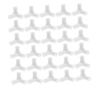 Sosoport 40 pièces Connecteurs de Tente Plastique pour Tuyaux de Raccords Universels pour Projets DIY et Activités Extérieures