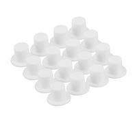 Sosoport 40pièces Lot de Mini Chapeaux Plastique Décorations De Noël Chapeaux De Clown pour Petites Poupées Bonhomme