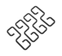 Sosoport 4pièces Adaptateur De Gouttière Clip De Gouttière pour Chaîne De Pluie Support De Chaîne De Pluie pour Tuyau De Crochets Métalliques pour Extérieure Clip Ancrage pour De