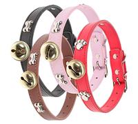 Sosoport 4pièces Colliers pour Animaux avec Clochettes De Colliers Réglables pour Chèvres Et Chevaux Accessoires De Bétail avec Design