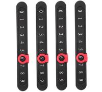 Sosoport 4pièces Compteur De Score pour Babyfoot Table Football Accessoire Plastique pour Jeux De Table