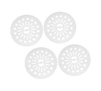Sosoport 4pièces Couvercle Essorage Pour Laveuse Automatique Pièce Plastique Coussin De Repassage Accessoire Pour Machine à Laver Bouchon Essorage Blanc Housse Pour Laveuse