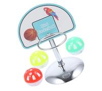 Sosoport 4pièces Jouets Éducatifs Basketball pour Oiseaux Support Entraînement pour Perruches Et Perroquets Accessoires pour Développement De Intelligence Oiseaux