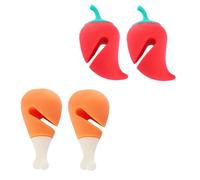 Sosoport 4pièces Lève-couvercle Pour Casserole Dispositif Anti-vapeur Multi-usages Support Pour Couvercle Empêche Débordement