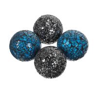 Sosoport 4Pièces Mosaïques Verre Décoratives pour Table Décoration Accessoires de Mariage Ornements pour Intérieur Événements