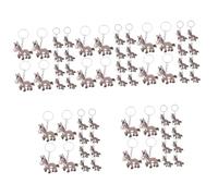 Sosoport 5 Ensembles Porte Clés Ane Charms Animaux Pendentifs Donkey Pour Garçon Fille De Fête Et Prix 12 Pièces * 5