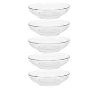 Sosoport 5 Pièces Assiette à Râper le Gingembre en Verre, Bol à Sauce