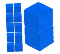 Sosoport 50 Pièces Accessoires de Jeu Bois pour Échecs Bois Carrés pour Jeux de Société pour Remplacement et Projets