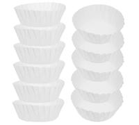 Sosoport 50 pièces Papier Antiadhésif pour Cake Basque Caissettes Pâtisserie Sans Pli Graisse pour Cuisson Cupcakes et Gâteaux Fourniture de Boulangerie