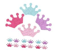 Sosoport 50 Pièces Toys de Coiffe de poupée décoration caches de poupée Couronne de Coiffure de poupées Faire Semblant de coiffer des poupées Mini-couronnes Mini couronnes DIY Non-tissé
