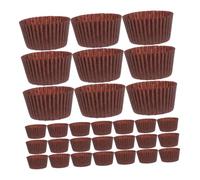 Sosoport 500 Pièces Caissettes Papier pour Cupcakes Cacao Mini Doublures Graisse pour Muffins Accessoires de Pâtisserie pour et Gâteaux Maison