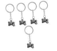 Sosoport 5pièces Pendentif Urne Acier pour De Chiens Porte-clés Souvenir pour Animaux De Compagnie Accessoire Funéraire Et Élégant