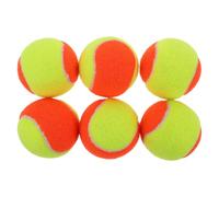 Sosoport 6 Pièces Balle de Tennis Garçon et Filles en Caoutchouc Souple | Visibilité Élevée, Aide au Développement des Compétences, Usage Polyvalent, pour Tout-petits et Garçon et Filles