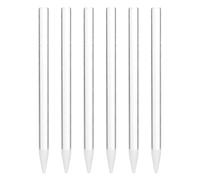 Sosoport 6 Pièces Bâton de Broyage en Verre Pointe Conique Arrondie Surface Lisse sans Bulles Compatible Universellement et Microbiologie pour Tube de Centrifugation 1,5ml