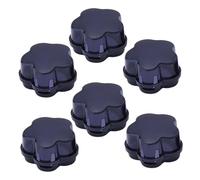 Sosoport 6 pièces Couvercles de Sécurité pour Boutons de Cuisinière Gaz Protection Garçon Fille Anti-activation Matériau Résistant Chaleur et Aux Huiles Installation sans Outil Transparent