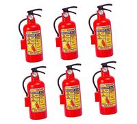 Sosoport 6 Pièces Jouages de à Eau D'extincteur D'extincteur D'incendie Jouets De Plage Jouets D'extincteur Extincteur pour Enfants d'eau Rouge Plastique