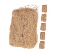 Sosoport 6 Pièces Jute en Soie en Soie Accessoires Allume-feu en Jute Camping Essentials Outil d'incendie Pratique Outil Allume-feu Accessoires de Camping Allume-Flamme Soie de Jute Kaki