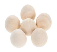 Sosoport 6 pièces Lot de Œufs Non pour Décoration de Pâques Œufs DIY à Peindre pour Activités et Ornements Festifs Familiaux