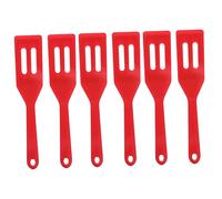 Sosoport 6 pièces Spatules de Cuisine Silicone Résistantes Chaleur Mini Ustensiles Antiadhésifs pour Pâtisserie Lot de Adaptées Cuisine Quotidienne et Professionnelle