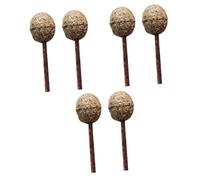 Sosoport 6pièces Sucettes Menthe pour Jouet à Mâcher Polygonum pour Nettoyage Et Amusement Marron