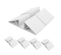 Sosoport 6pièces Support Stabilisateur Triangulaire pour Barrière pour Animaux Rainure De Renforcement pour Barrière Garçon Fille De Support pour pour Animaux Fixations Robustes pour Rainur