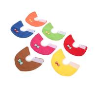 Sosoport 7 Pièces Collier de Protection pour Oiseau Anti-Morsure et Coupe-Vent Cape de Couleur Vive pour Perroquets et Perruches Protection Le Picage et Cicatrisation Extérieur