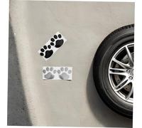 Sosoport 8 Paires Dautocollants de Patte de Chien pour Voiture Stickers Décoratifs Imperméables PVC pour Camions Protection Rayures et Amélioration