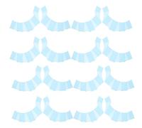 Sosoport 8 Paires Plaquettes de Natation en Silicone pour Entraînement, Palmes Main Type Grenouille, Adaptées pour Activités de Groupe et Plage, Style Vibrant