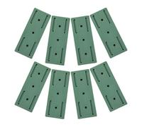 Sosoport 8 pièces Fixateur Multiprise Adhésif Mural Support Prise sans Perçage Organiseur Bureau Maison Rangement Câbles Pratique et Élégant