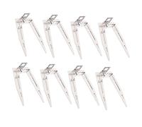 Sosoport 8 pièces Fourchettes Inox pour Barbecue Résistantes Haute Température Accessoires de Cuisson pour Rôtisserie Poulet et Viande Air Fryer Gadget de Cuisine Pratique pour Grillades
