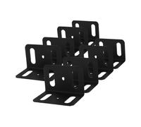 Sosoport 8 Pièces Lot de Équerres à Angle Droit pour Renforcement de Meubles et Assemblage Diy