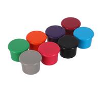 Sosoport 8 Pièces Silicone Wine Stoppers Multi-color Reusable Airtight Bottle Caps For Wine Beer Soda Freshness Sealers For Outdoor Home Travel Use