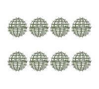 Sosoport 8 Pièces Support à Fleurs en Plastique Vert Léger et Facile à Installer, Cadre de Boule Topiaire pour Décoration de Jardin et Arrangement Floral la Maison