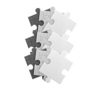 Sosoport 9 Pièces Tableau Décoratif Feutre Autocollant Diy Puzzle pour Photos et Notes Mur Affichage Créatif pour Chambres et Salles de Classe