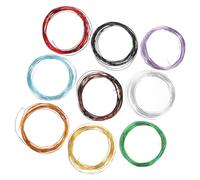 Sosoport 9Roll Fil Aluminium Anodisé pour Bonsai Fil de Jardinage pour Modelage et Fixation de Branches Kit Polyvalent pour Artistes et Débutants Horticulture