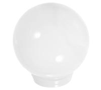 Sosoport Abat Jour Sphérique Acrylique Blanc Laiteux Protection Résistante à Eau et Aux Chocs pour Lampe Extérieure de Jardin et Lampadaire avec Filetage Facile à Installer et Nettoyer