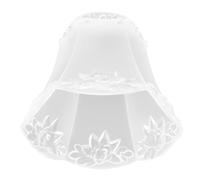 Sosoport Abat-Jour Suspendre E27 en Acrylique Couleur Lotus Diamètre 15 CM X Hauteur 11 CM Finition Mate Trou 42 CM Abat-Jour pour Lustre Lampe Murale et Lampadaire Décoration