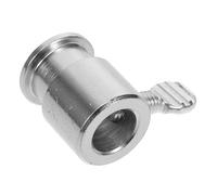 Sosoport Accessoire Barbecue Rotissoire Métal Fourche de Fixation pour Tige de Rôtisserie de Rechange pour Barbecue à Gaz Chrome Stabilisateur de Broche pour Cuisson Rotative