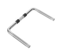 Sosoport Accessoire pour Cadre de Batterie en Métal Argenté, Bras de Fixation en U, Réglable Horizontalement Angle Droit, pour Performance et Pratique