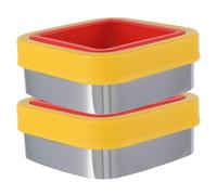 Sosoport Acier Inoxydable Moule à Biscuits Cœur Bords Sûrs, 2 Pièces, Coupe-sandwich, pour Toast, Démoulage Facile, Vie Quotidienne Réunions