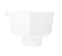 Sosoport Adaptateur de Descente Pluviale en PVC 110 MM Collecteur d'Eau de Toiture Résistant aux Intempéries Raccord pour Système de Gouttière Installation Rapide pour Jardin et