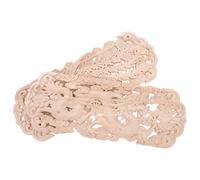 Sosoport Appliques Bois Sculpté Européen Creux Décoratifs Dragon et Phénix Autocollants de Rénovation pour Meubles Décorations Murales pour Armoires et Miroirs Installation Rapide sans